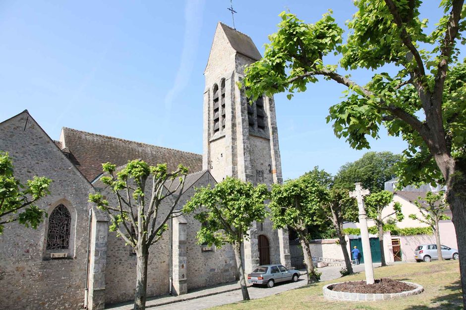 Eglise Saint Germain de Champlan - Agrandir l'image, . 0octets (fenêtre modale)