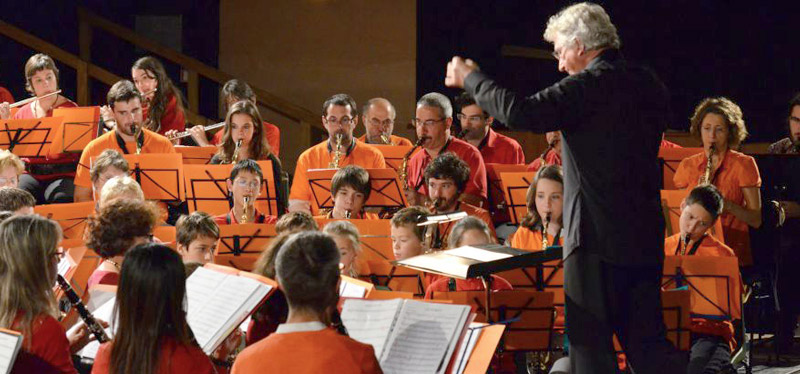 Musiciens lors du concert Vents d'Automne